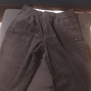 Men's Black Corduroy Pants 38x27